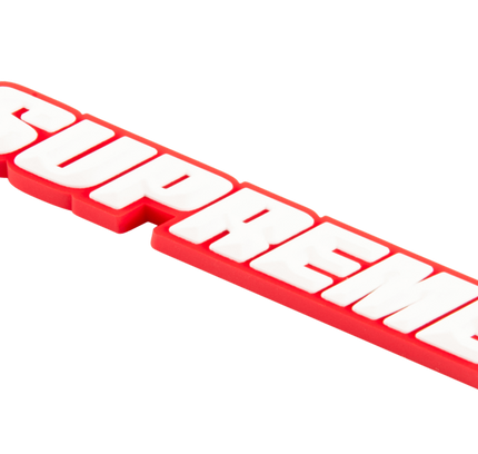 Supreme Bevel Logo Keychain "SS18"