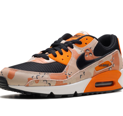 Nike Air Max 90 Premium "Bio Beige / Safety Orange / Phantom / Black"
