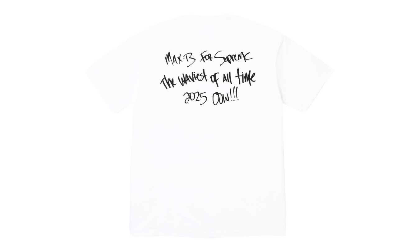 Supreme Max B Tee "SS25 - White"