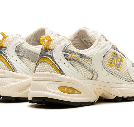 New Balance 530 "Sea Salt / White / Ginger Lemon / Silver Metallic"
