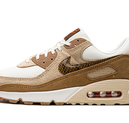 Nike Air Max 90 WMNS "Pale Ivory Snakeskin Swoosh"