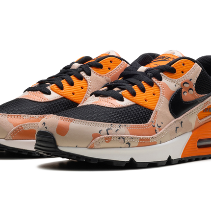 Nike Air Max 90 Premium "Bio Beige / Safety Orange / Phantom / Black"
