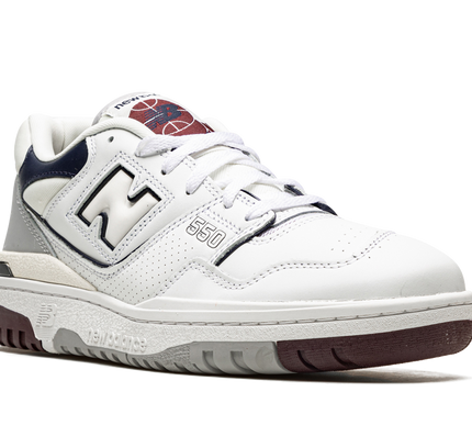 New Balance 550 "White / Indigo / Burgundy"