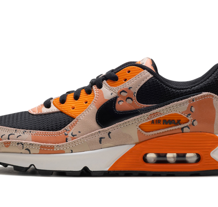 Nike Air Max 90 Premium "Bio Beige / Safety Orange / Phantom / Black"