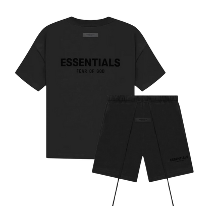 Fear of God Essentials Black Limo Summer set