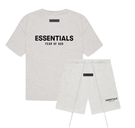 Fear of God Essentials Light Oatmeal Summer set