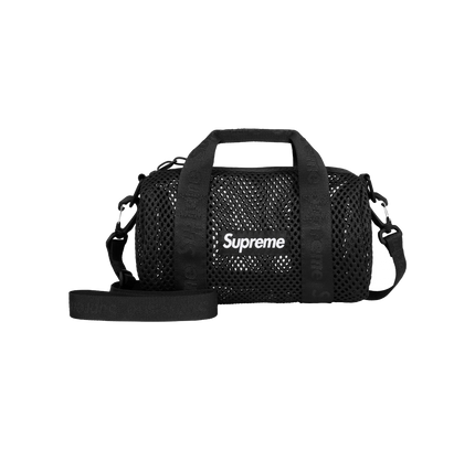 Supreme Mesh Mini Duffle Bag "SS 25 - Black"
