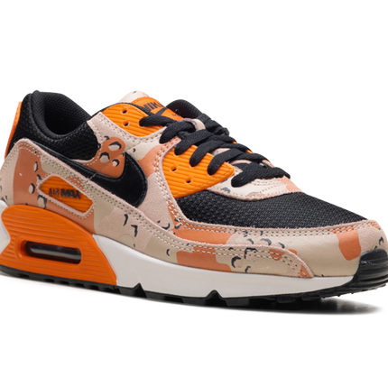Nike Air Max 90 Premium "Bio Beige / Safety Orange / Phantom / Black"