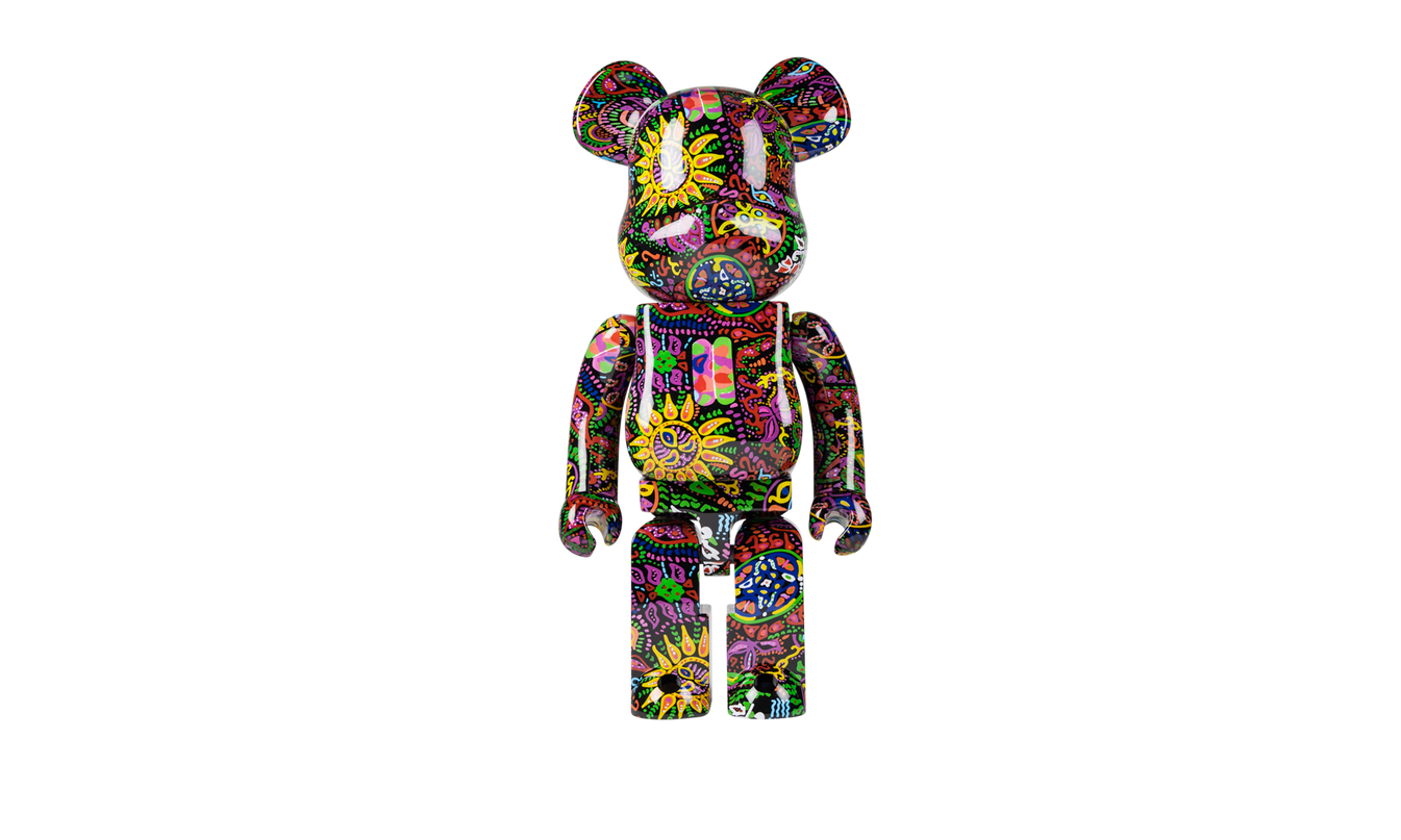 Bearbrick Psychedelic Paisley "1000%"