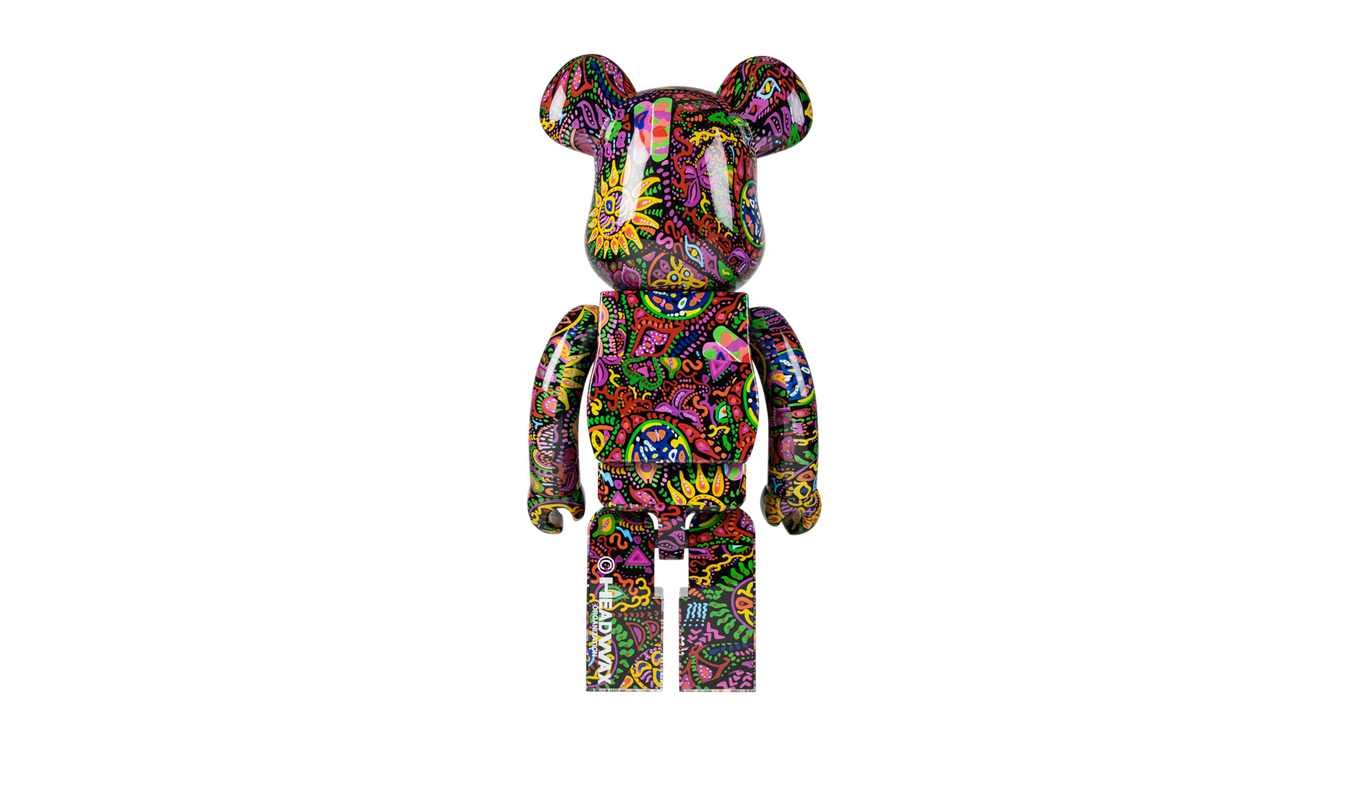 Bearbrick Psychedelic Paisley "1000%"
