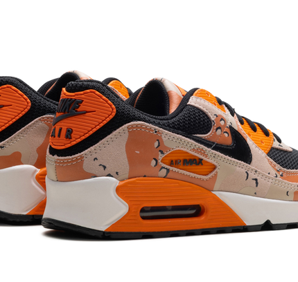 Nike Air Max 90 Premium "Bio Beige / Safety Orange / Phantom / Black"