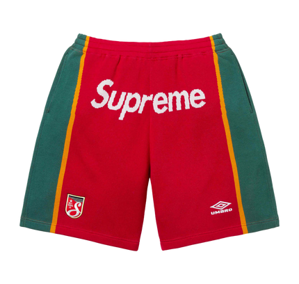 Supreme Umbro® Knit Soccer Short "SS 25 - Red"