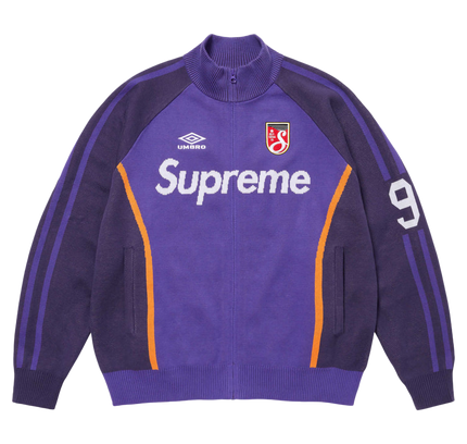 Supreme Umbro® Zip Up Sweater "SS 25 - Purple"