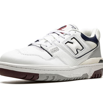 New Balance 550 "White / Indigo / Burgundy"