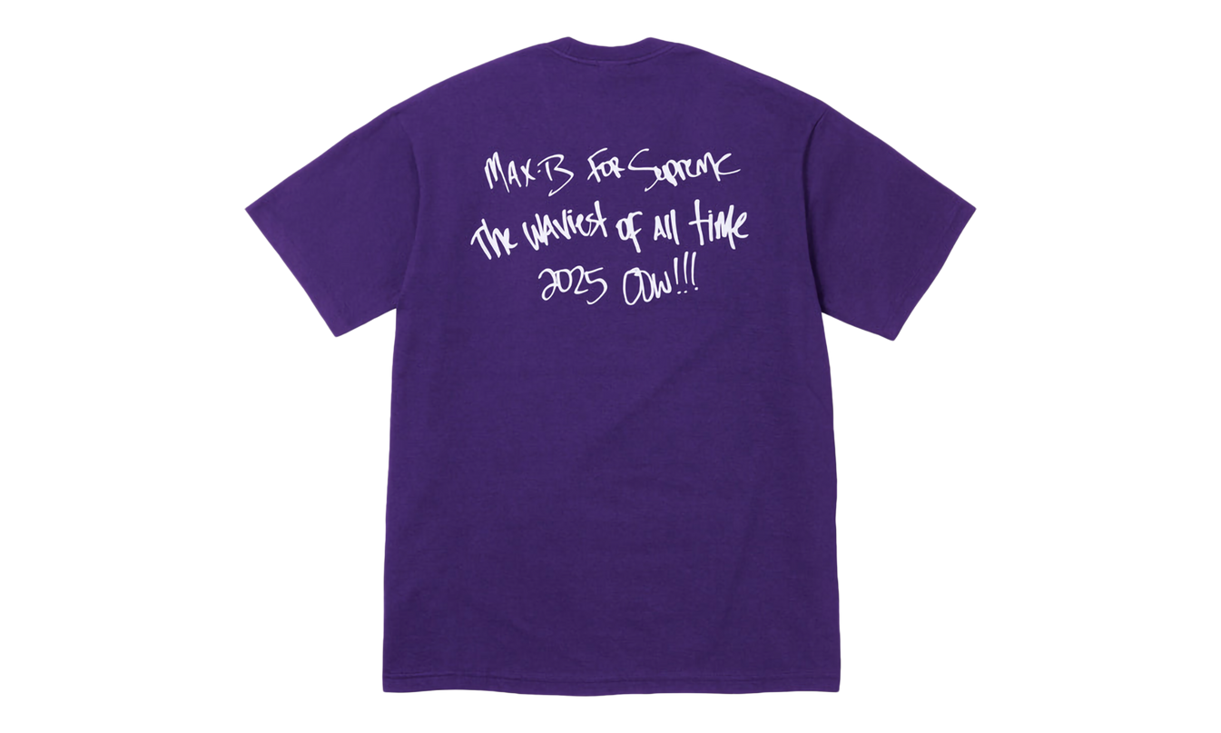 Supreme Max B Tee "SS25 - Purple"