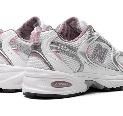New Balance 530 "White/Silver Metalic/Ice Wine/Mid Century Pin"