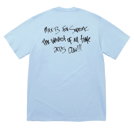 Supreme Max B Tee "SS25 - Powder Blue"