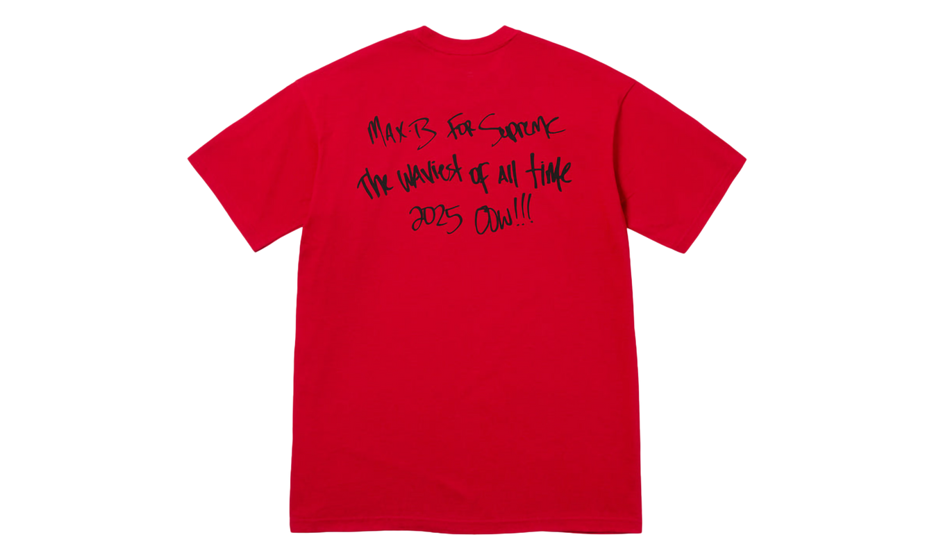 Supreme Max B Tee "SS25 - Red"