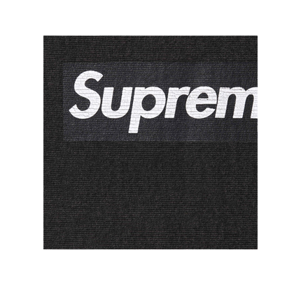 Supreme Washed Box Logo Crewneck "SS 25 - Black"
