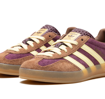 Adidas Gazelle Indoor "Maroon Almost Yellow"