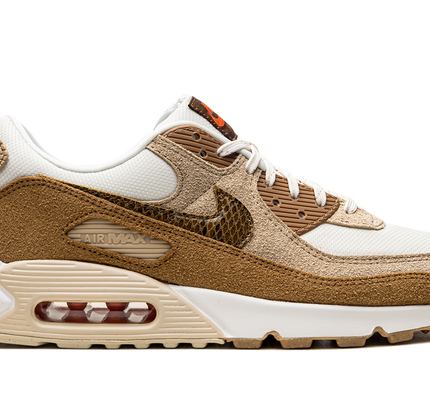 Nike Air Max 90 WMNS "Pale Ivory Snakeskin Swoosh"