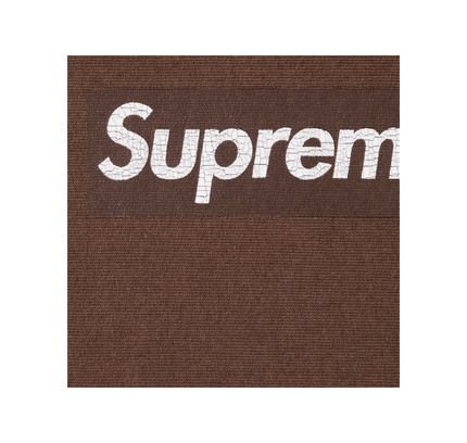 Supreme Washed Box Logo Crewneck "SS 25 - Brown"