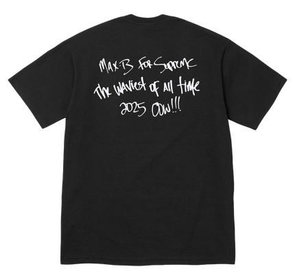 Supreme Max B Tee "SS25 - Black"