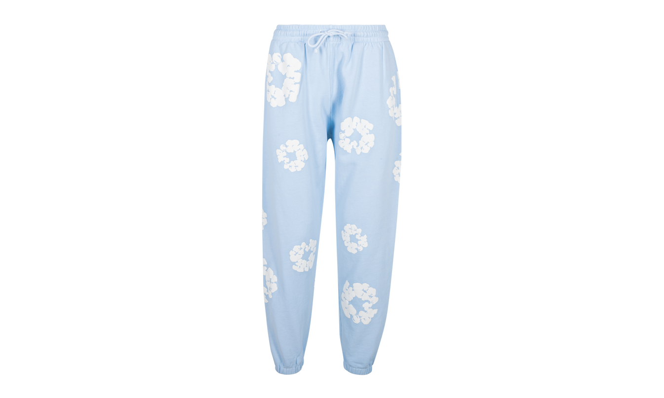 Die Cotton Wreath Jogginghose „Powder Blue“