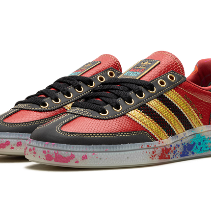 Handball Spezial "SEED - Scarlet Gold Paint Splatter"