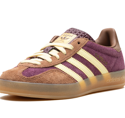 Adidas Gazelle Indoor "Maroon Almost Yellow"