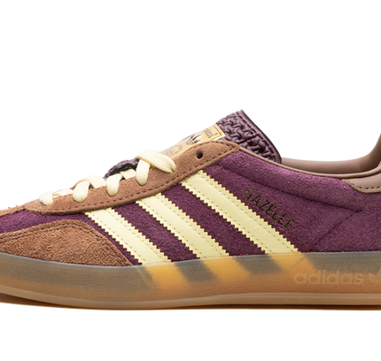 Adidas Gazelle Indoor "Maroon Almost Yellow"