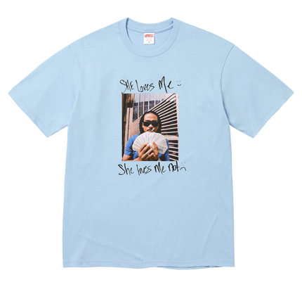 Supreme Max B Tee "SS25 - Powder Blue"