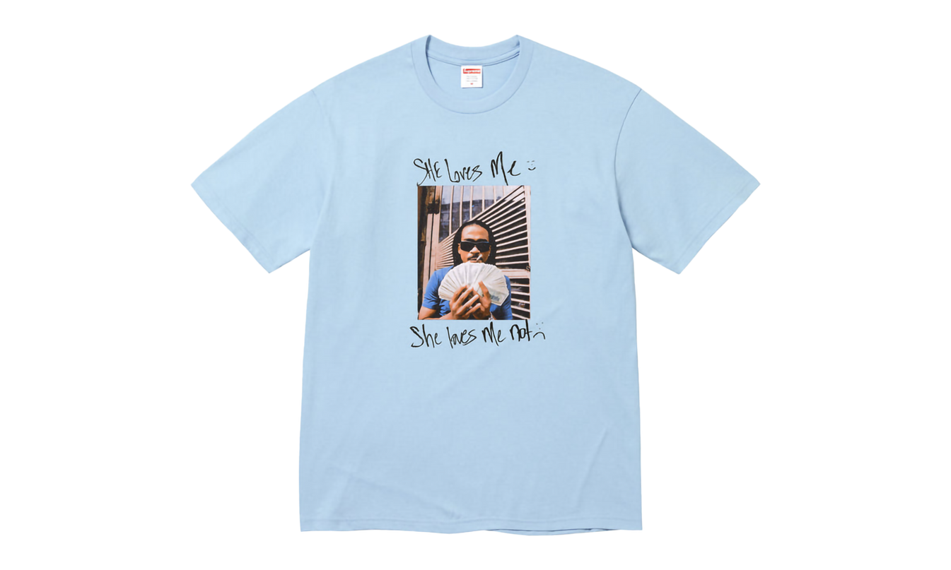 Supreme Max B Tee "SS25 - Powder Blue"