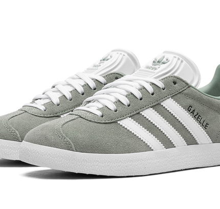Adidas Gazelle WMNS "Silver Green / White"
