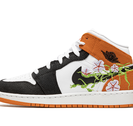 Air Jordan 1 Mid GS "Basketball Blossom"