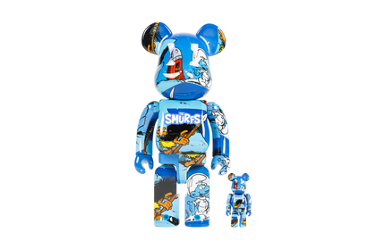 Bearbrick x The Smurfs (The Astrosmurf) 