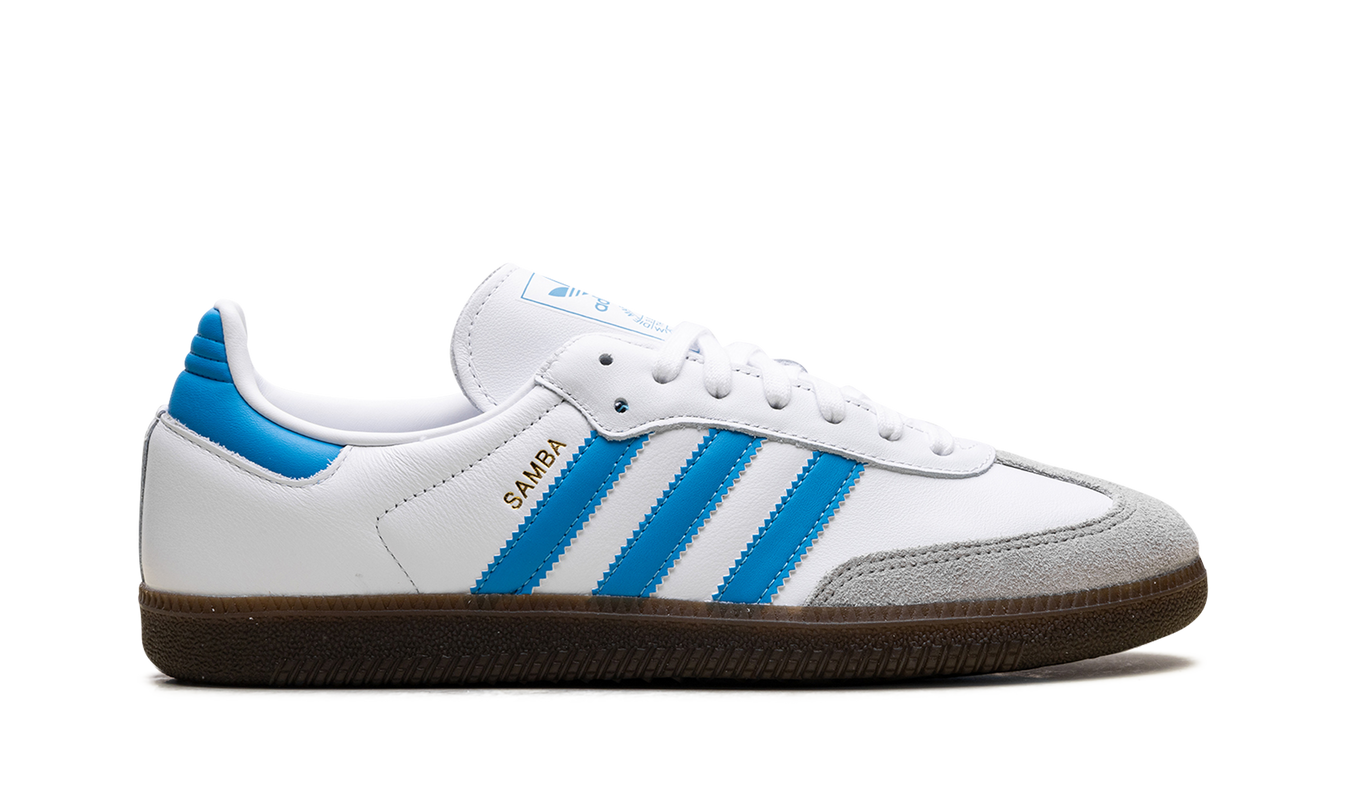 Adidas Samba OG "White Shock Cyan"