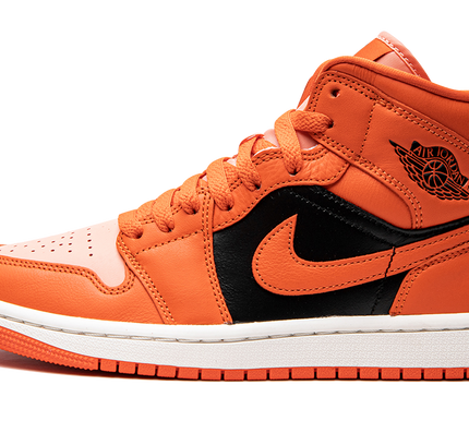 Air Jordan 1 MID SE WMNS "Orange / Black"