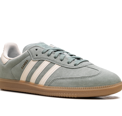 Adidas Samba "Silver Green Wonder White"