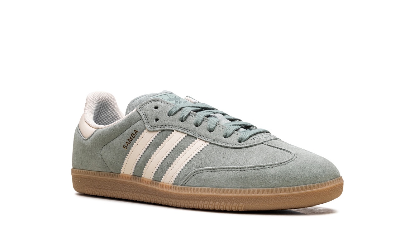 Adidas Samba "Silver Green Wonder White"