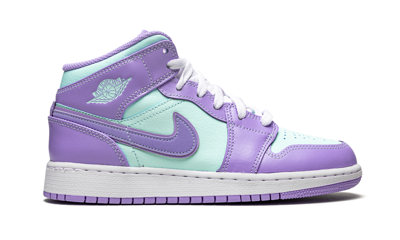 Air Jordan 1 Mid GS "Purple Pulse / Arctic Punch"