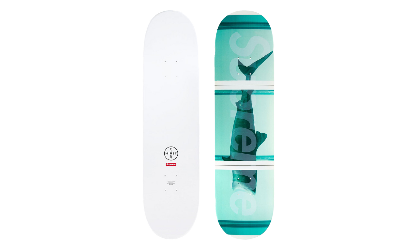 Damien Hirst Shark Skateboard "SS 25 - Blau"