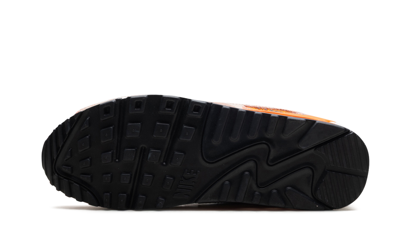 Nike Air Max 90 Premium "Bio Beige / Safety Orange / Phantom / Black"