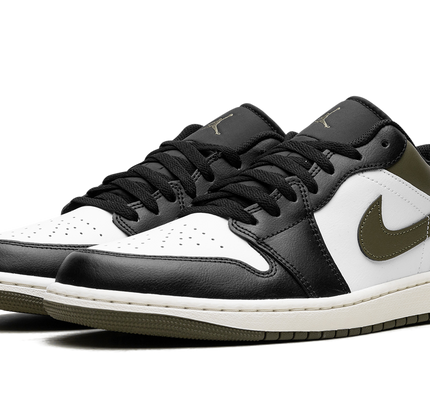 Air Jordan 1 Low "Black Toe Medium Olive"