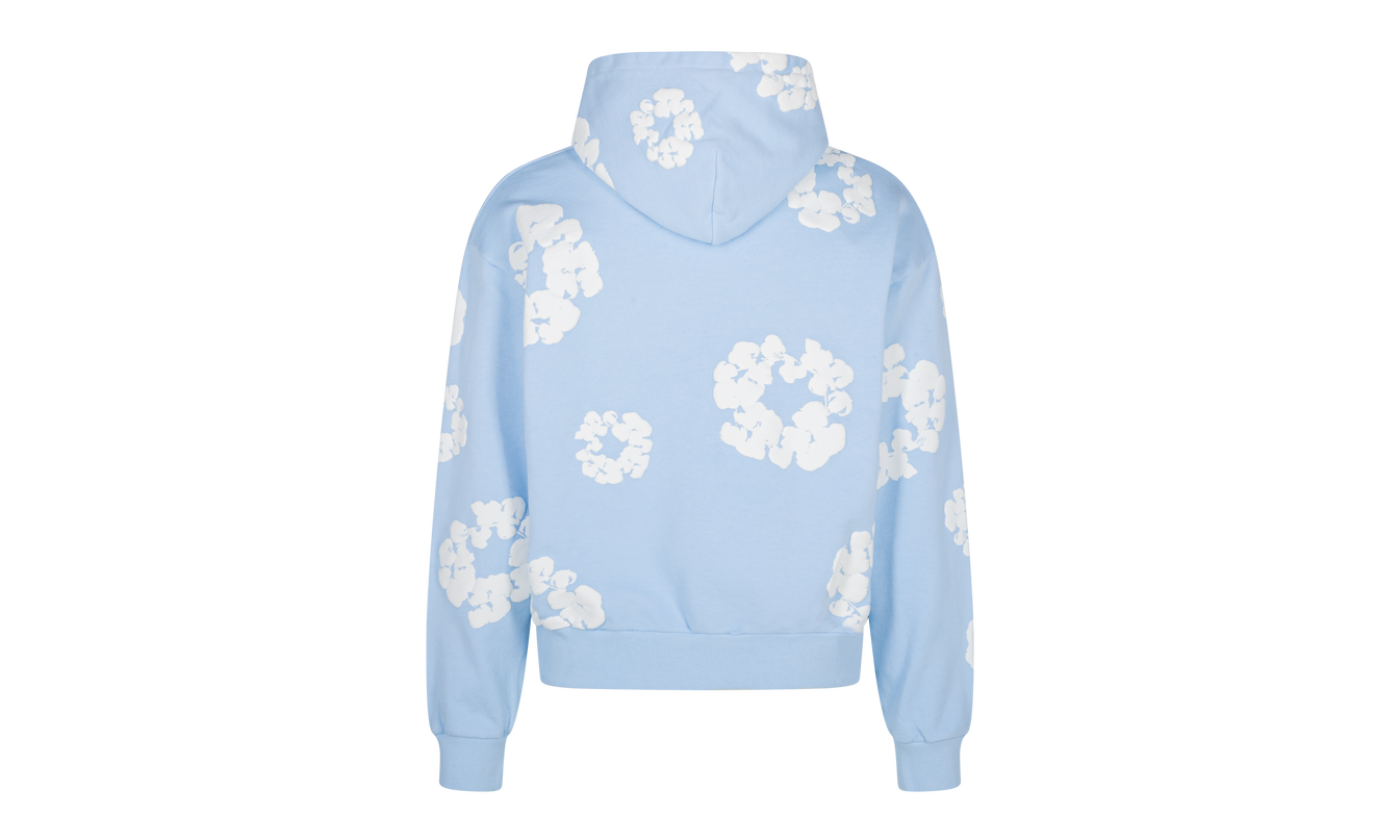 Das Baumwollkranz-Sweatshirt „Powder Blue“