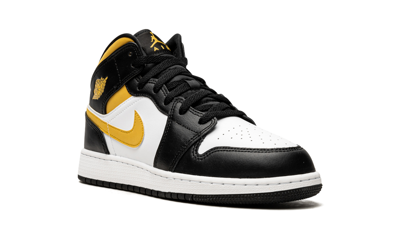 Air Jordan 1 Mid GS "Pollen / Black / White"