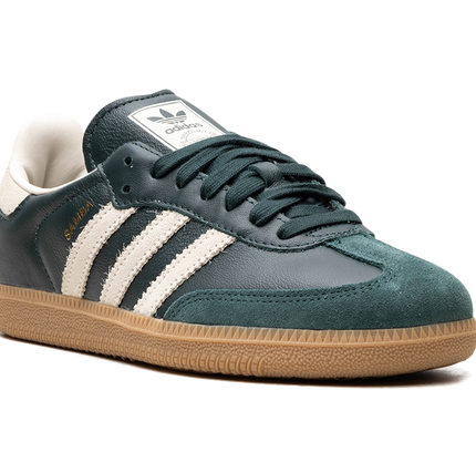 Adidas Samba OG "Shadow Green Cream White Gold Metallic"