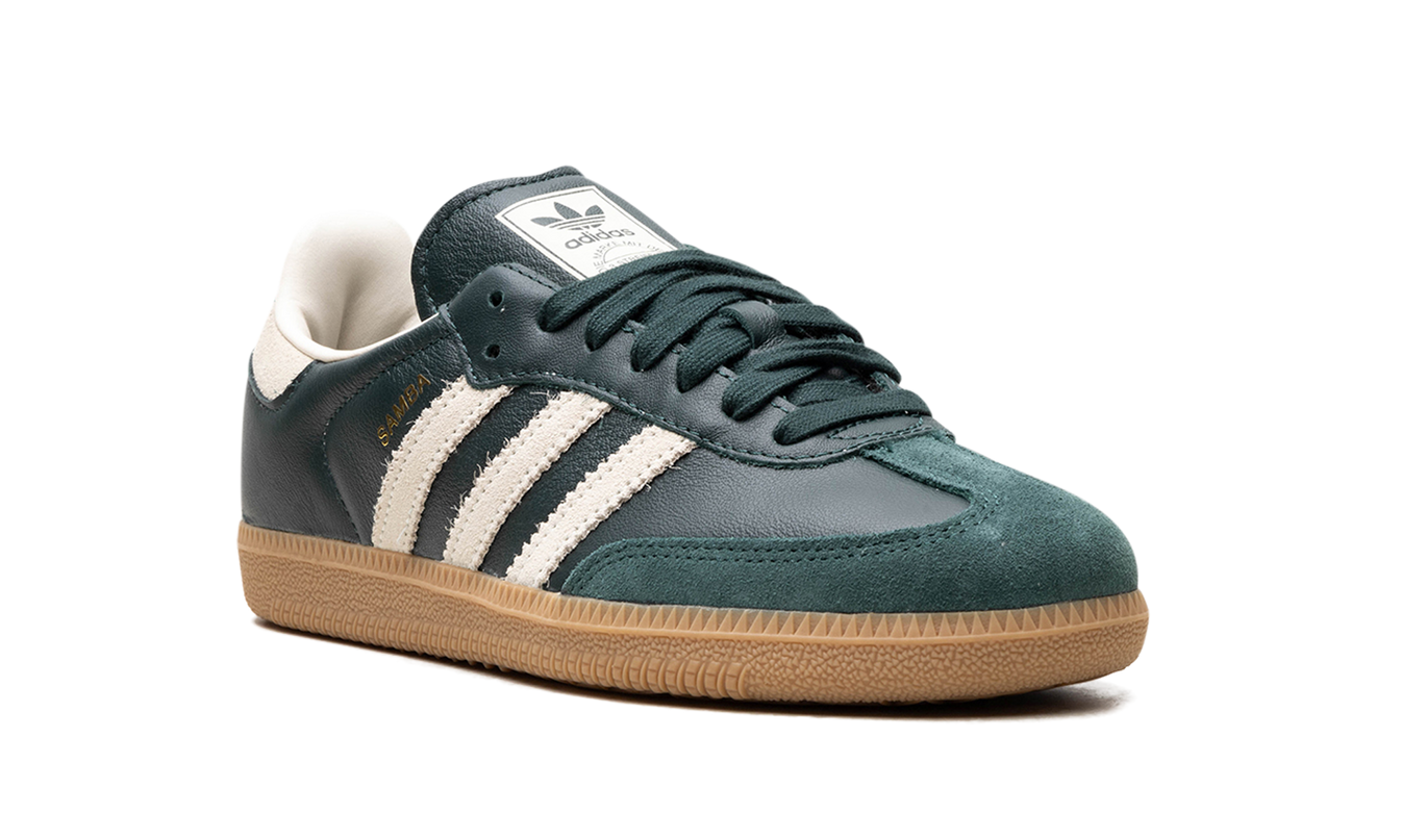 Adidas Samba OG "Shadow Green Cream White Gold Metallic"