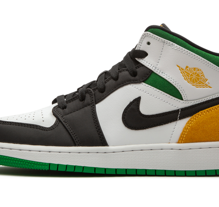 Air Jordan 1 Mid SE GS "Laser Orange / Lucky Green"