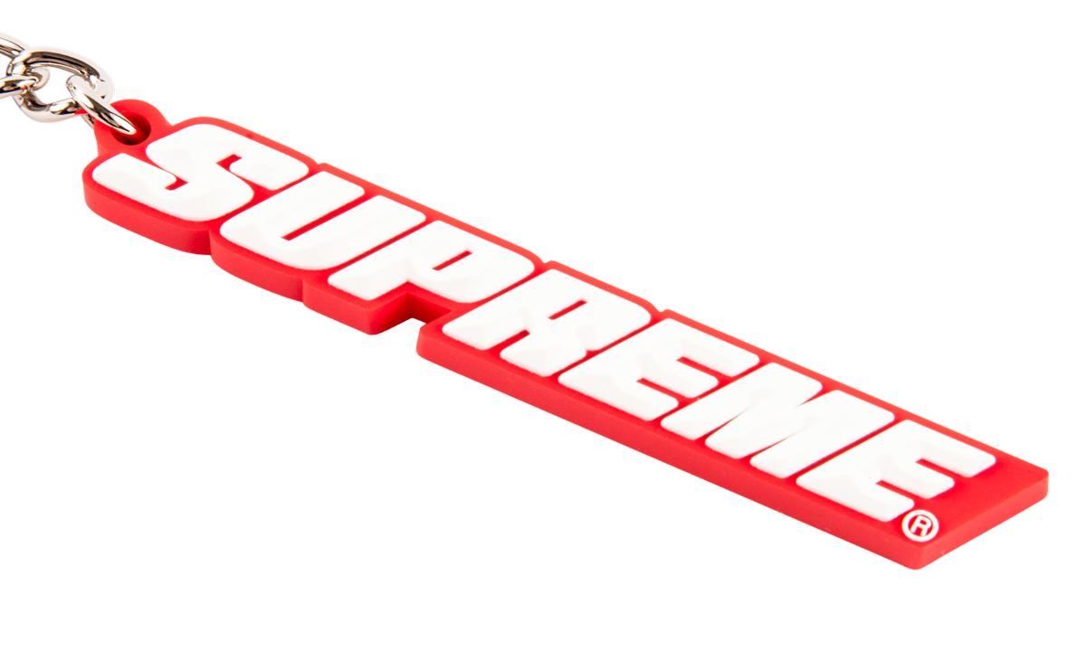 Supreme Bevel Logo Keychain "SS18"